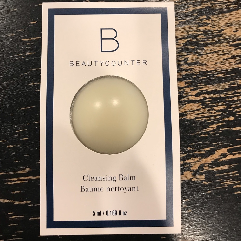 Beautycounter cleansing balm sample